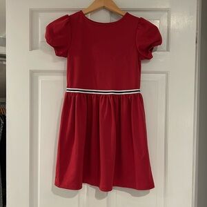 Girls red Ralph Lauren dress size medium 8-10